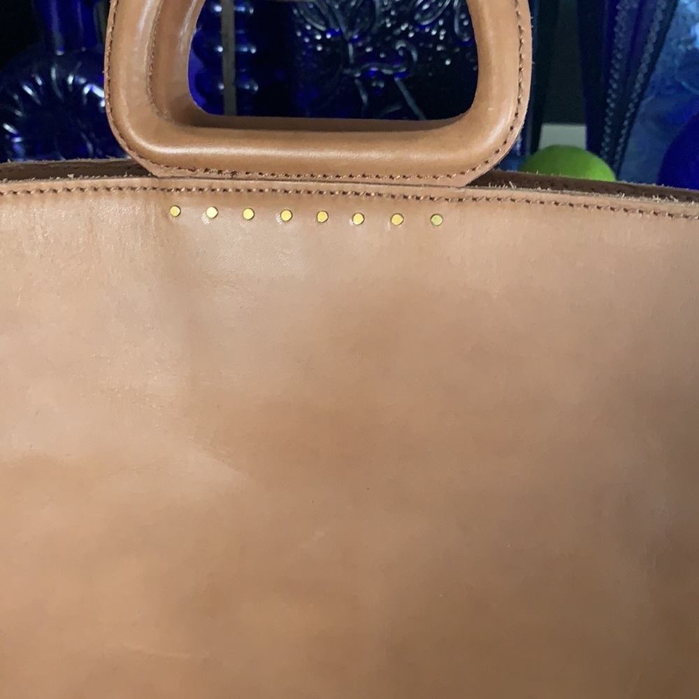 Madewell by J Crew Leather Tote Shoulder Bag - Picture 2 of 9